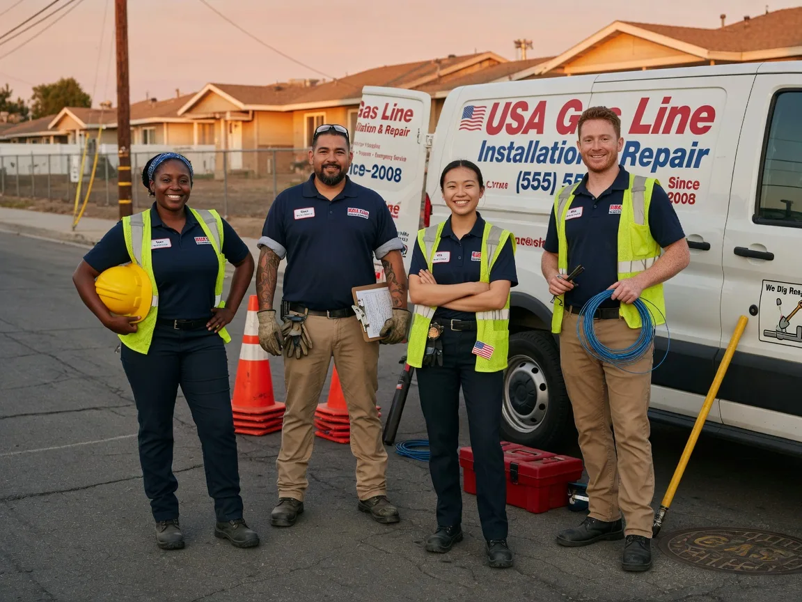 Gas Line Installation company in Wickett, TX